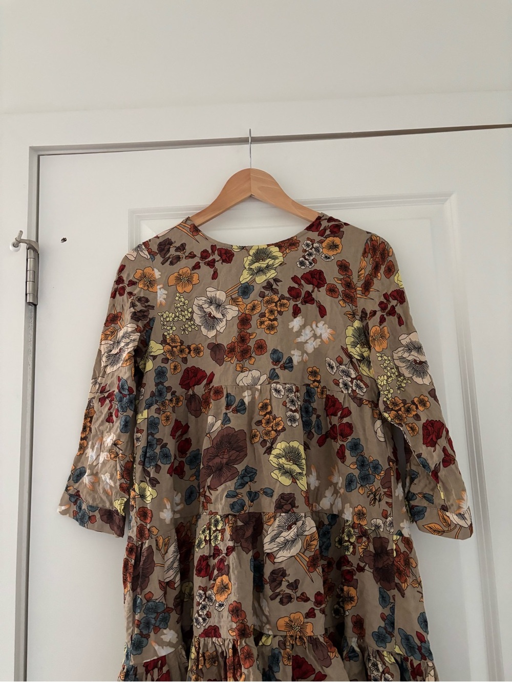 Natural Life Heidi Floral Mini Babydoll Dress Boho - Picture 8 of 8